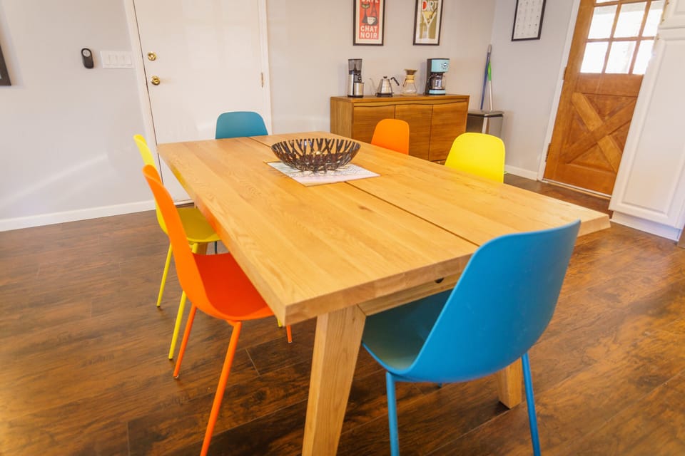 Dining room with seating for 6.