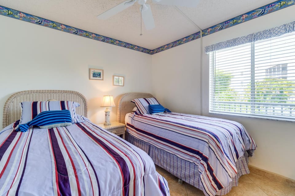 Guest Bedroom with its own flat screen tv.