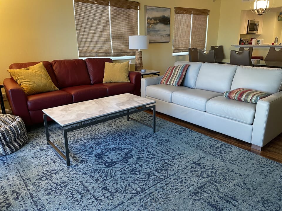 New top grain Italian leather full size sofas. Sleeper sofa like none other. 