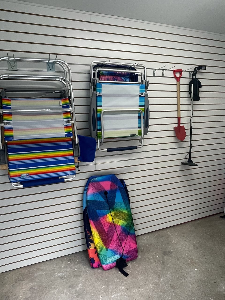 Pool and beach amenity storage room
