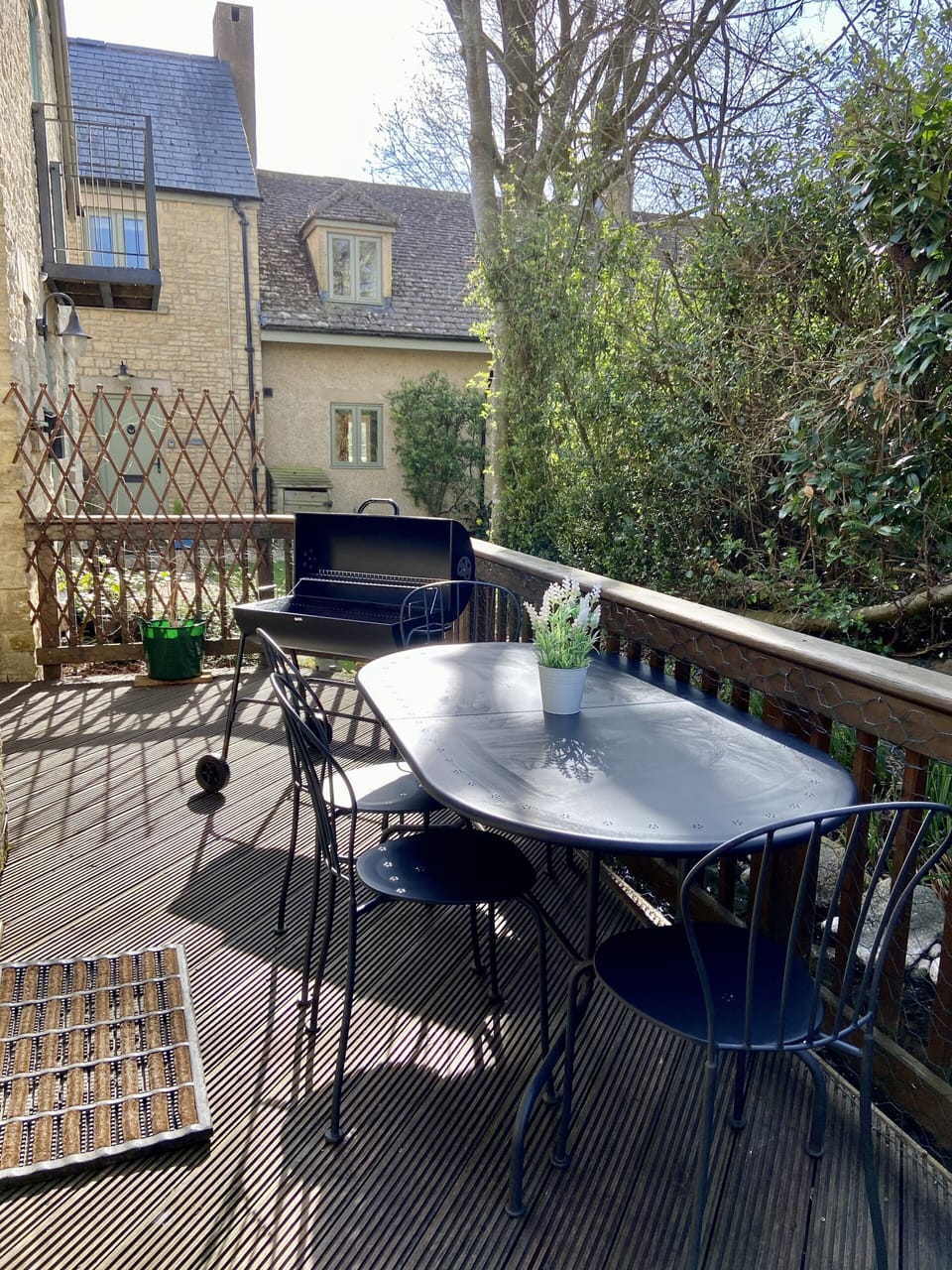 Al fresco dinning with BBQ