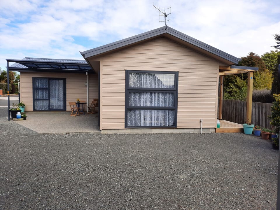 Private yard for parking
