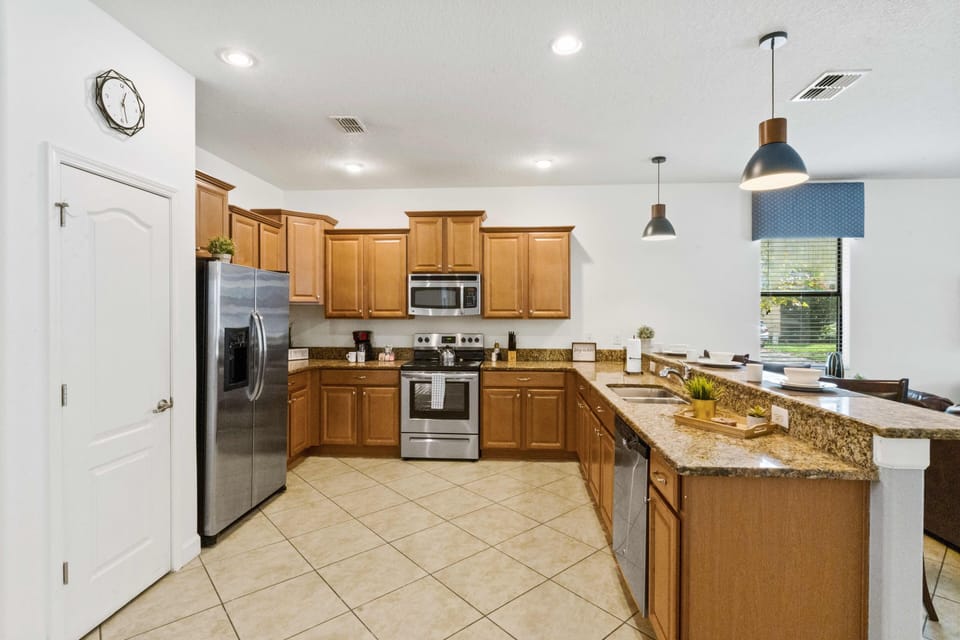 If you are ready for a snack, get in our fully equipped kitchen and prepare a home-cooked meal.