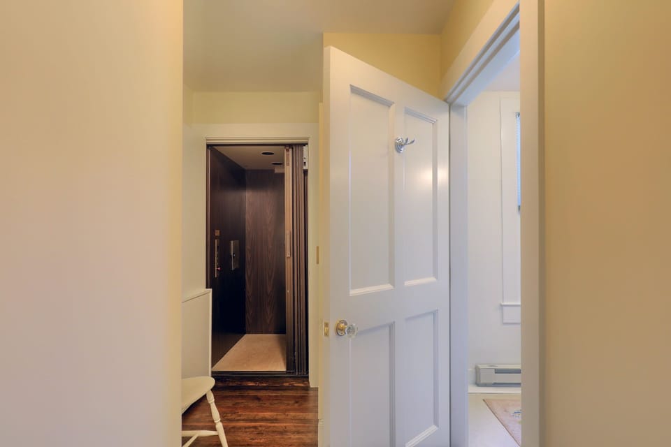 Elevator to the upstairs bedrooms