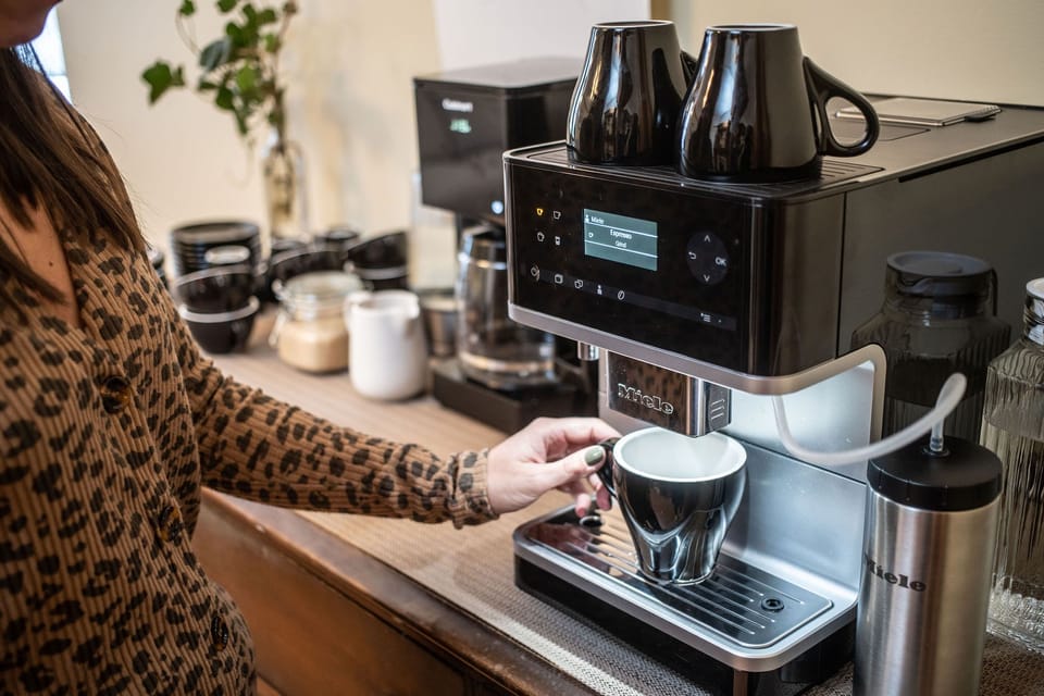 ...with a fabulous coffee on the side of course!