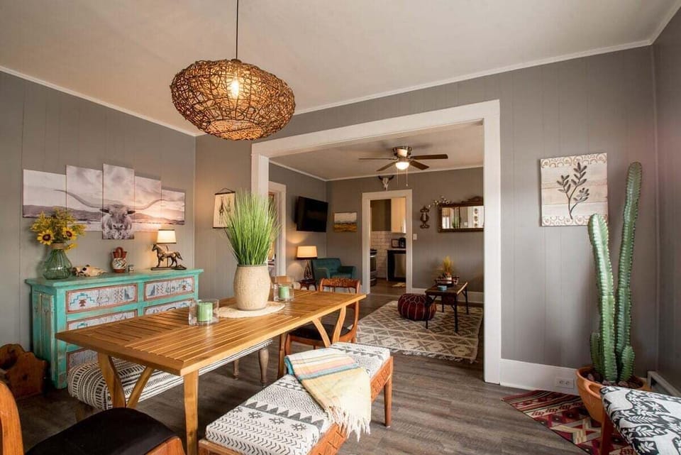 Dining table seats your entire group!