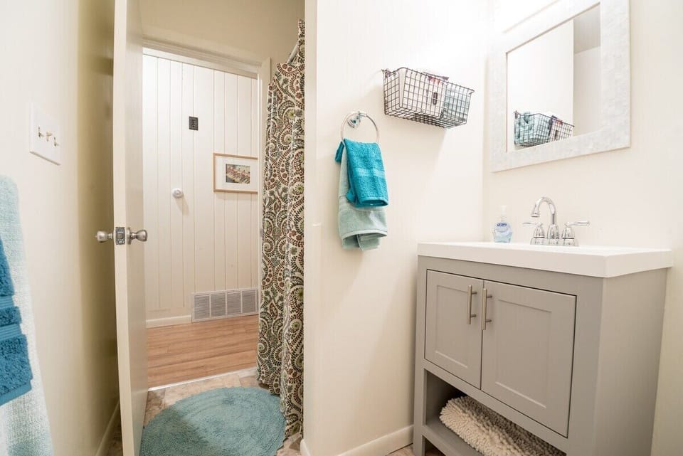 Shared full bath (shower only)