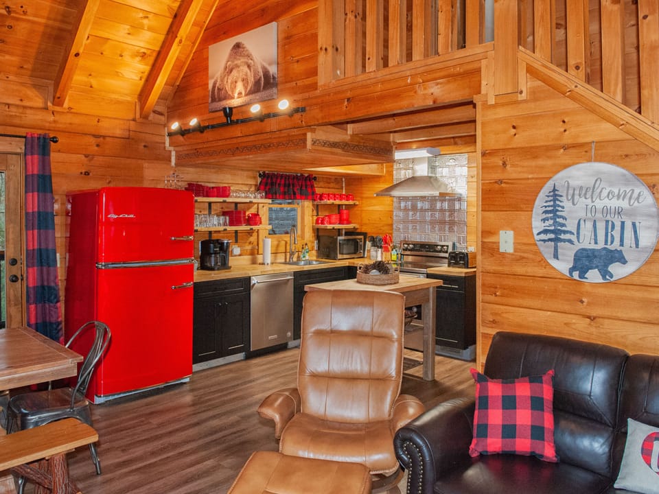 Cook your favorite meals in fully-equipped kitchen featuring modern appliances