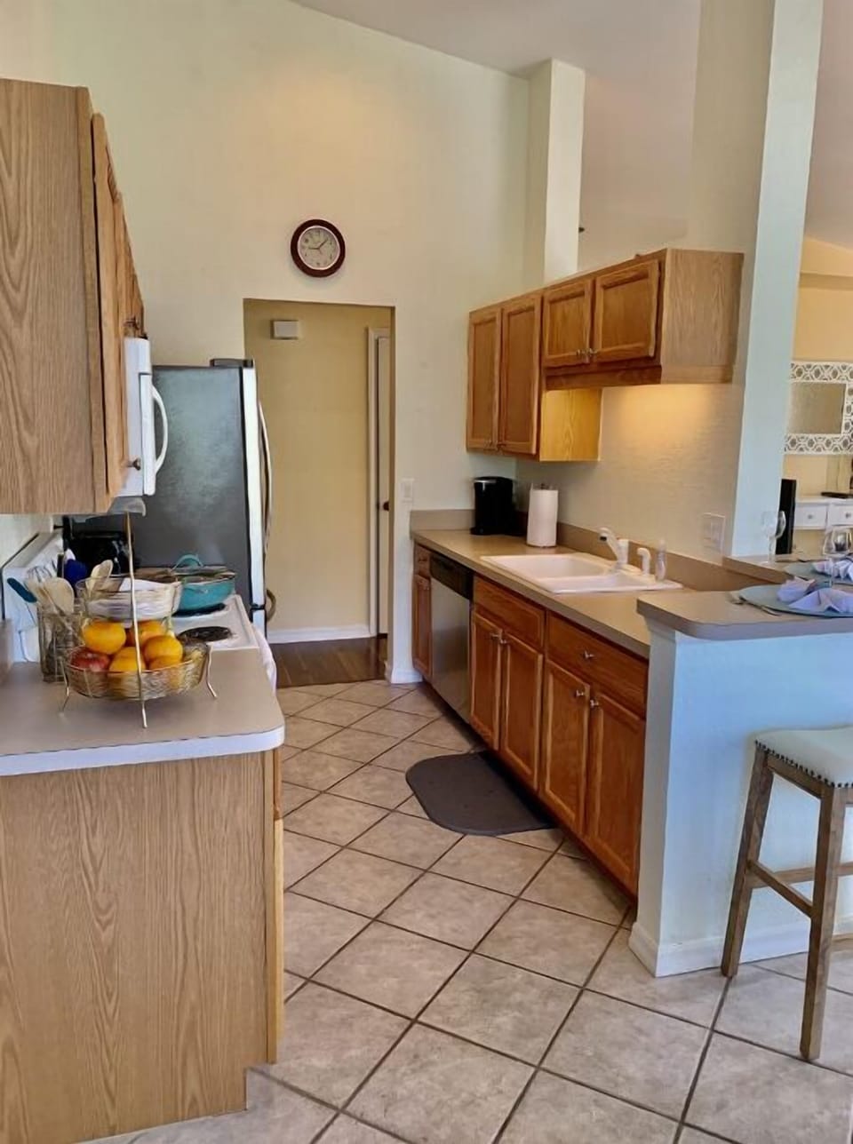 Fully stocked Kitchen to cook all of your favorites.