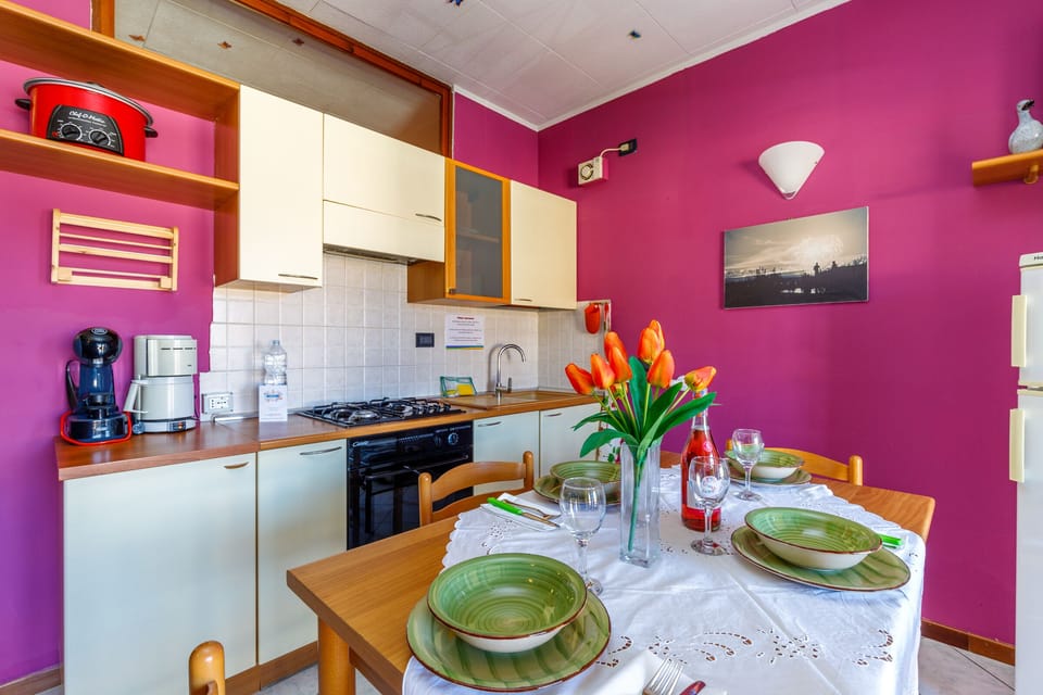 Kitchen and dining area