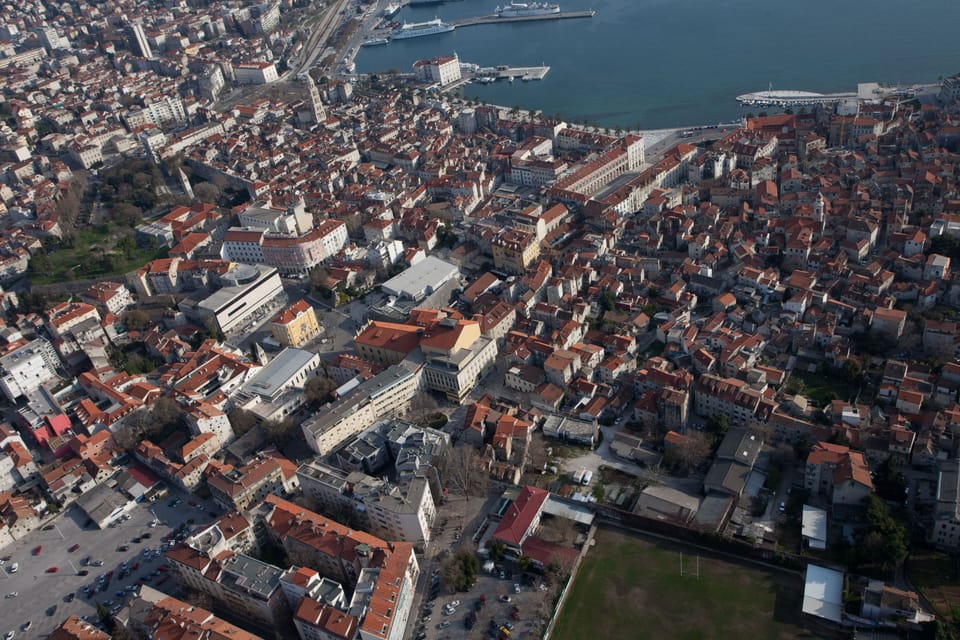 Aerial look of the city.