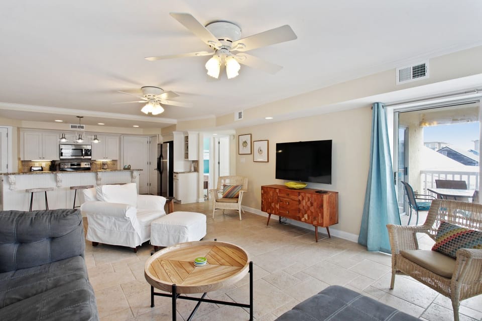 Gathering Room with 60 inch smart TV