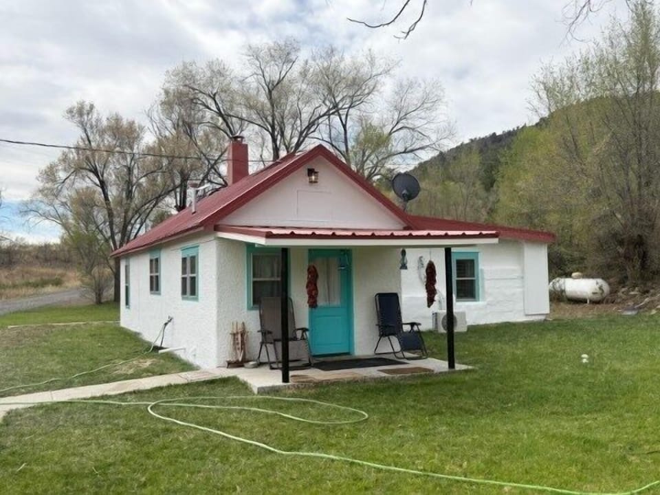 Cottage, House, Outdoors, Shelter, Chair