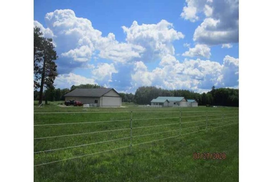 Grass Runway, Hangers, and Living Quarters.