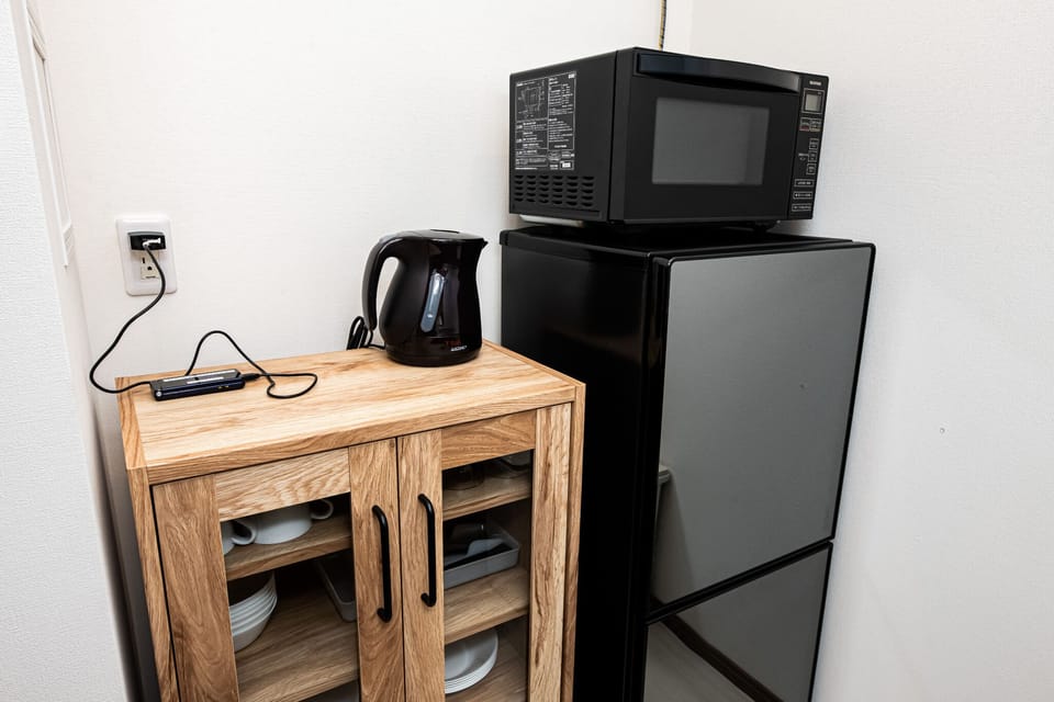 All rooms are equipped with tableware, electric kettle, refrigerator and microwave.