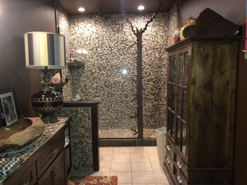 Rock Wall Shower