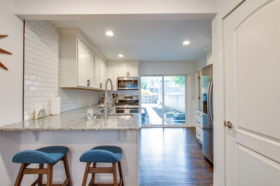 Kitchen is full of natural light!