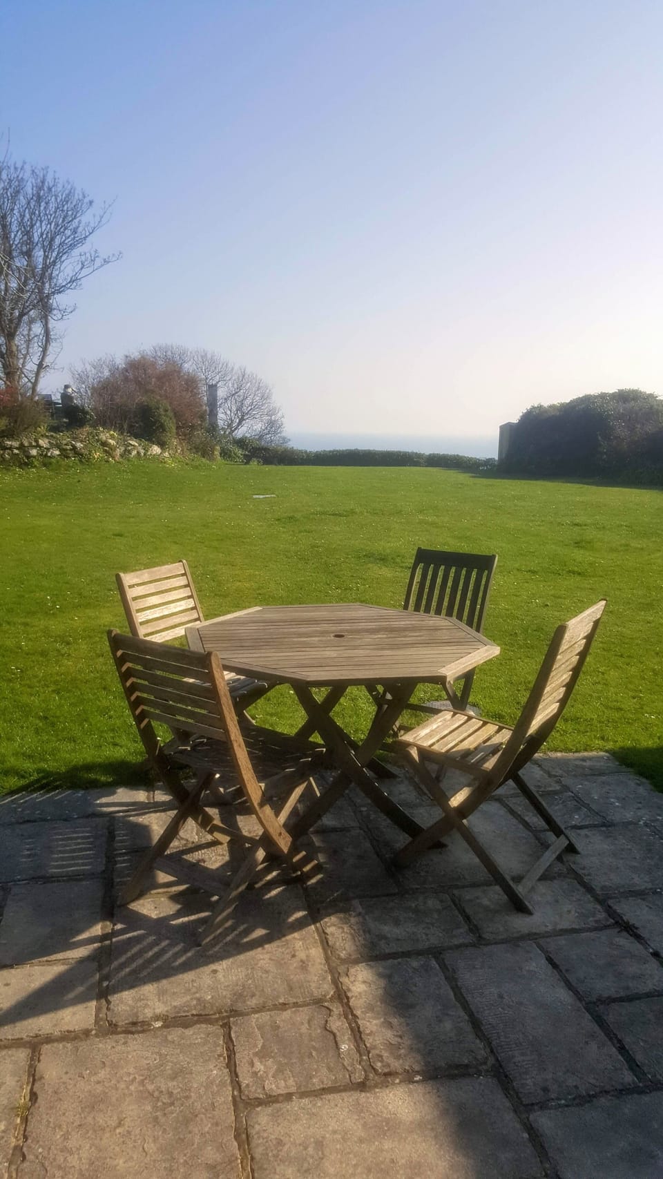 Patio and sea view