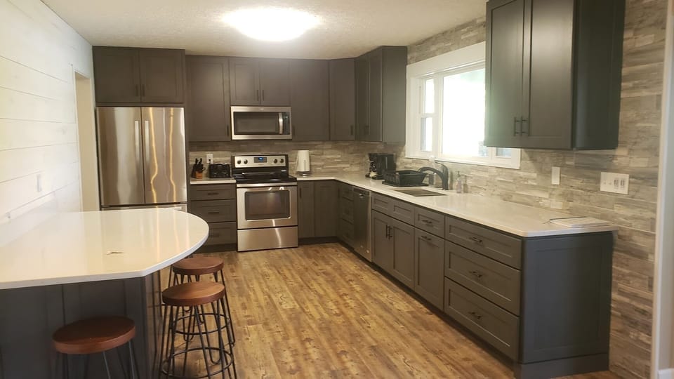Newly remodeled kitchen