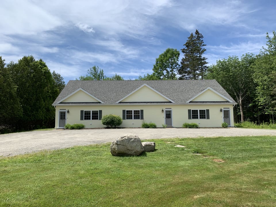 Western Mountain Townhouse is the end unit on the right side of the building.
