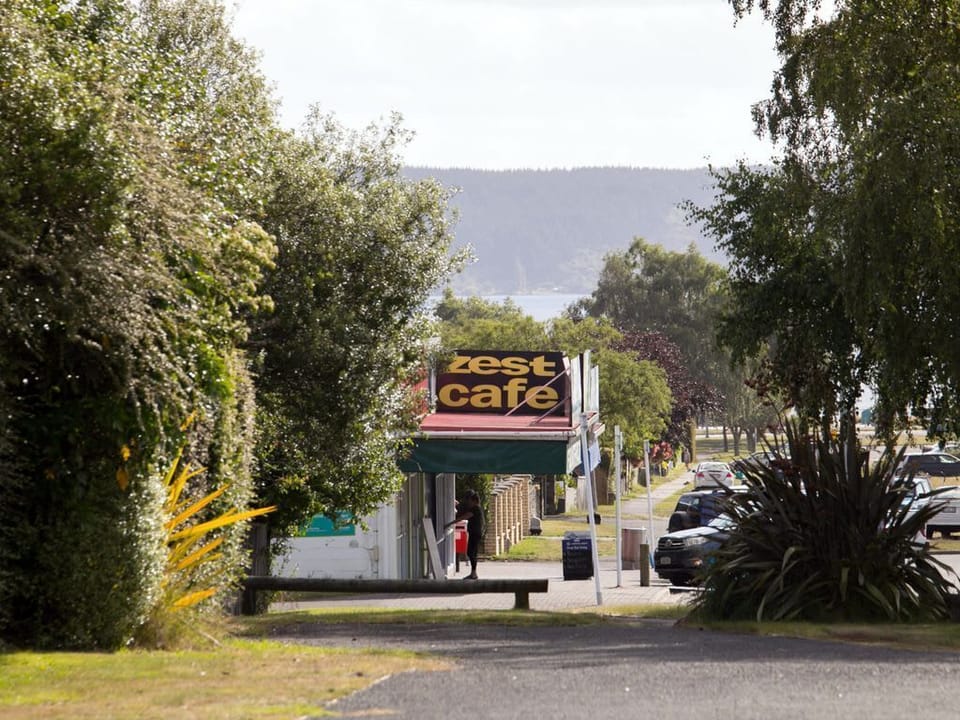 Cafe & Supermarket just in the corner