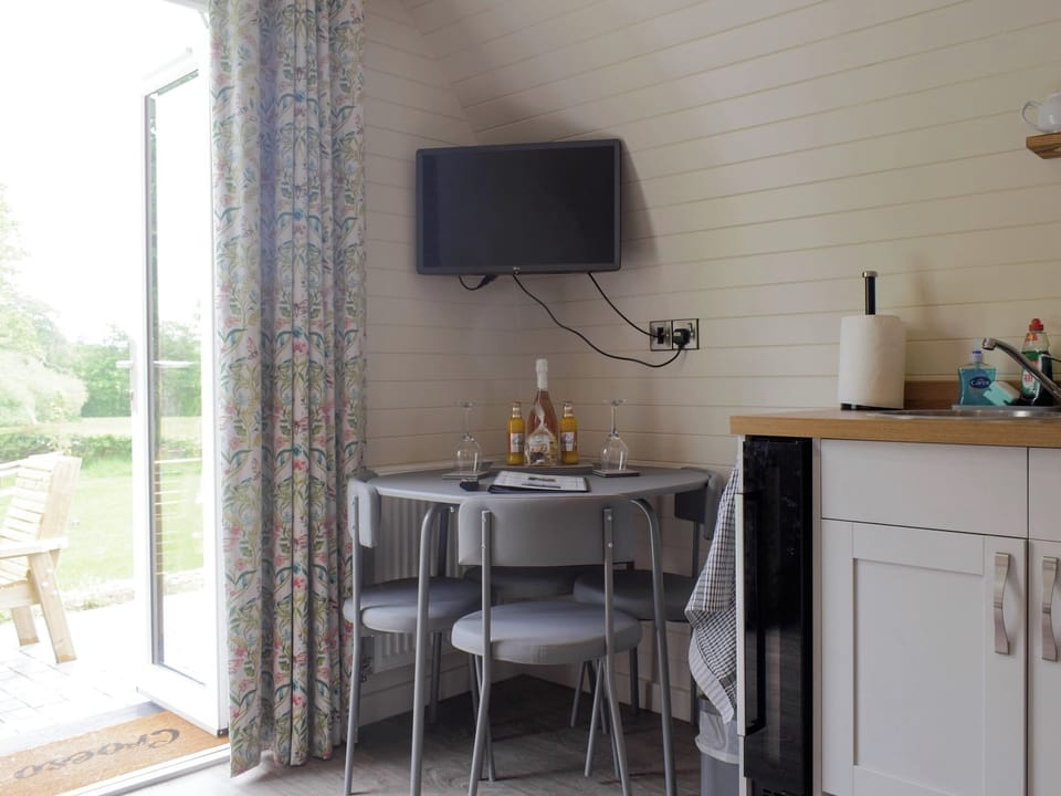 Dining Area | Cain Pod VIP - Pods Bodyddon, Llanfyllin, near Welshpool