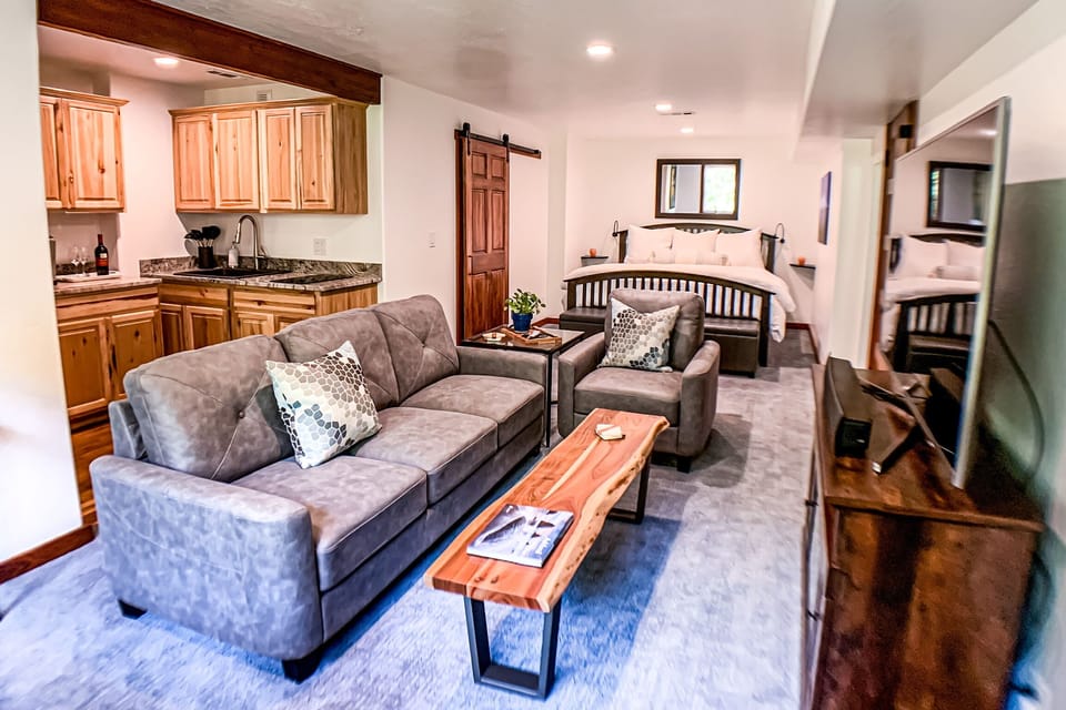 Living room and bedroom