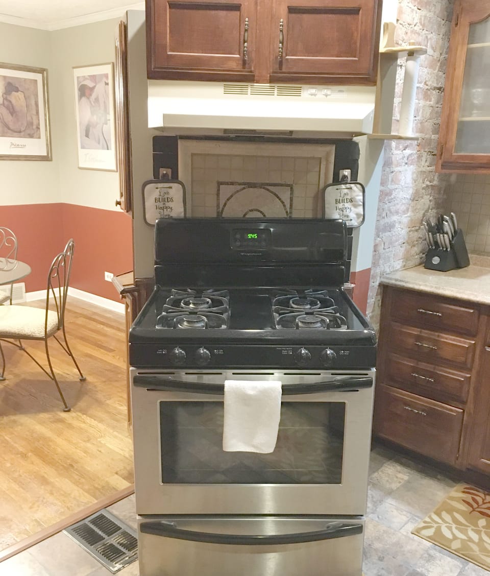 Stainless steel stove 