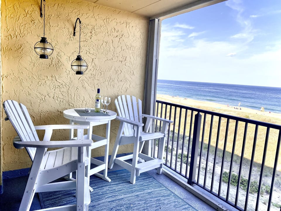 Watch the dolphins from your private balcony!
