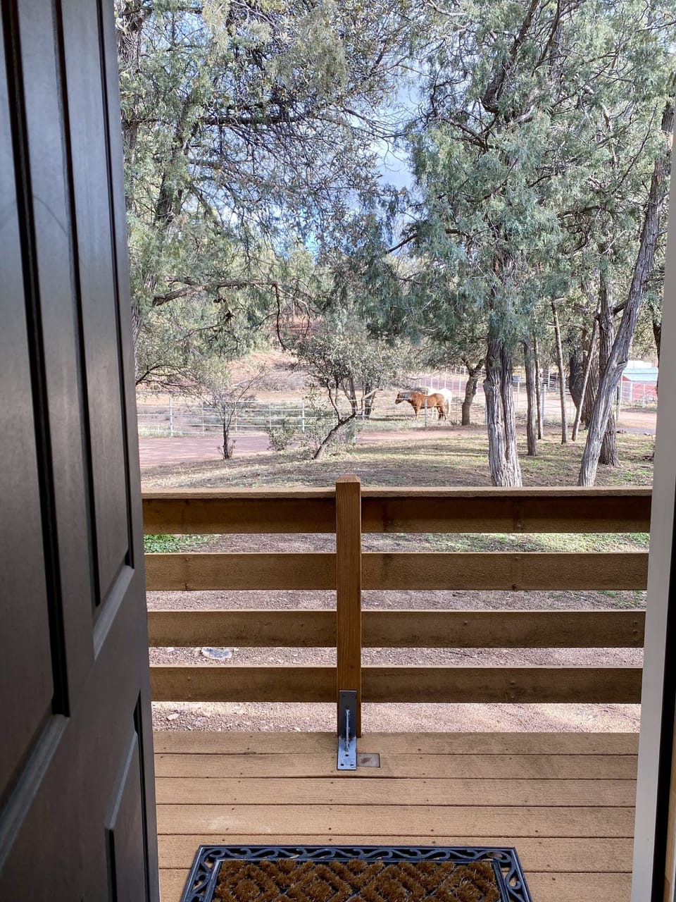 Master bedroom porch views