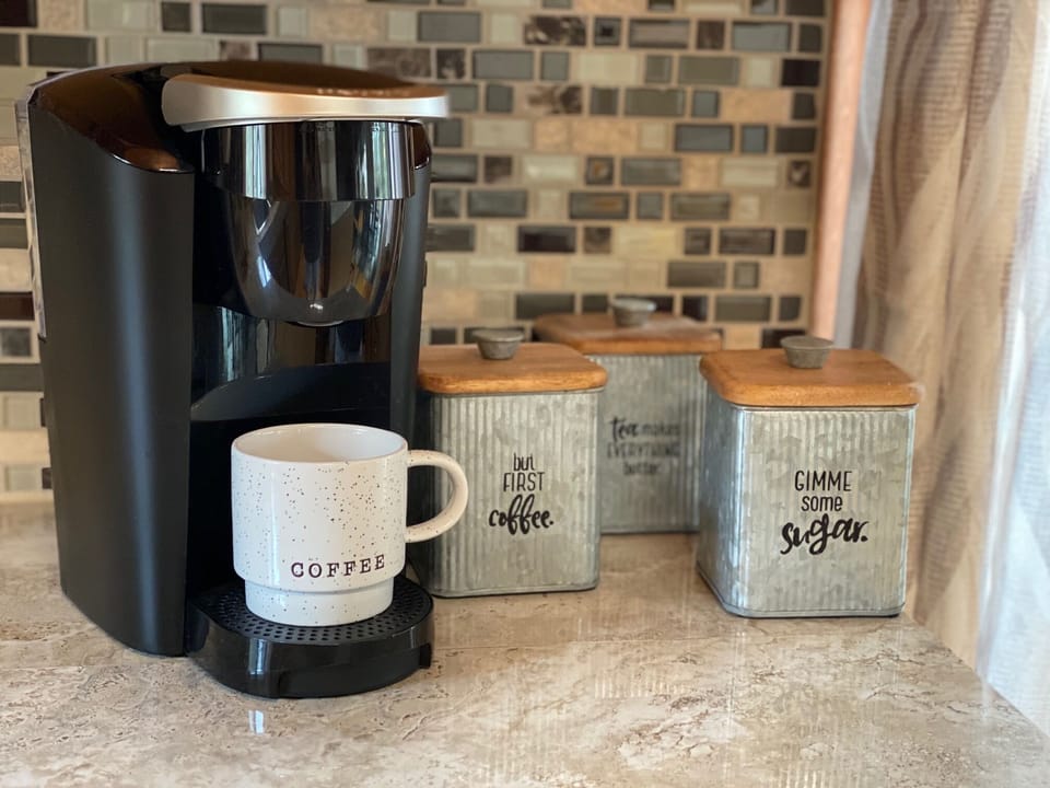 Coffee & tea on us