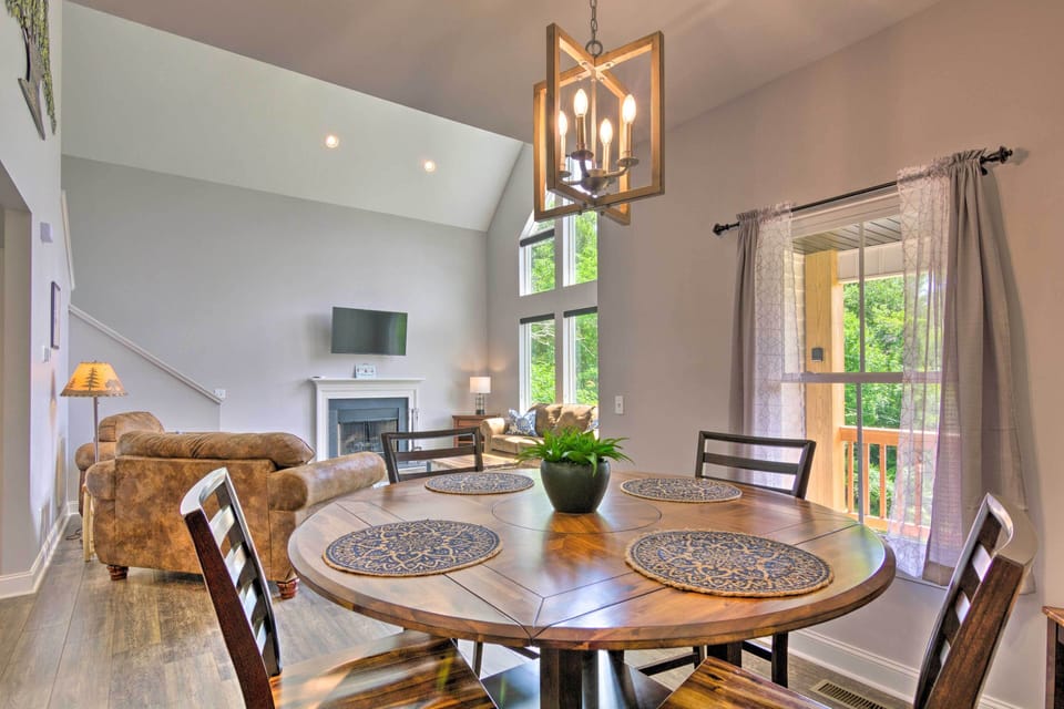 Dining Area | Main Level | High Chair | Dishware & Flatware