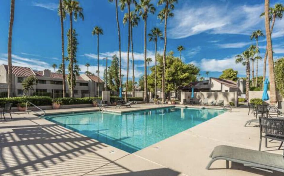 Relax at Poolside at the community pool!