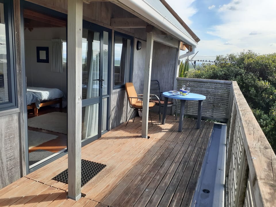 Studio and balcony