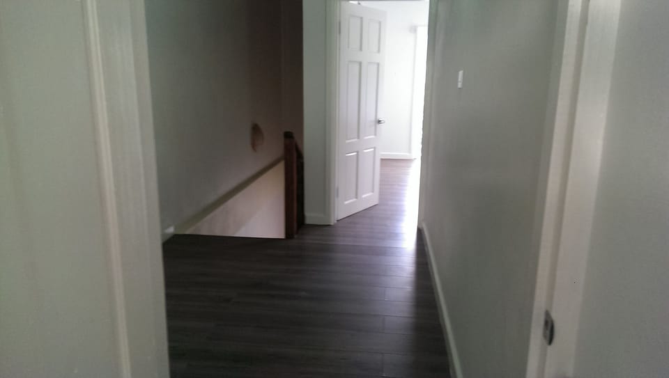 Landing which separates bedrooms and for added privacy