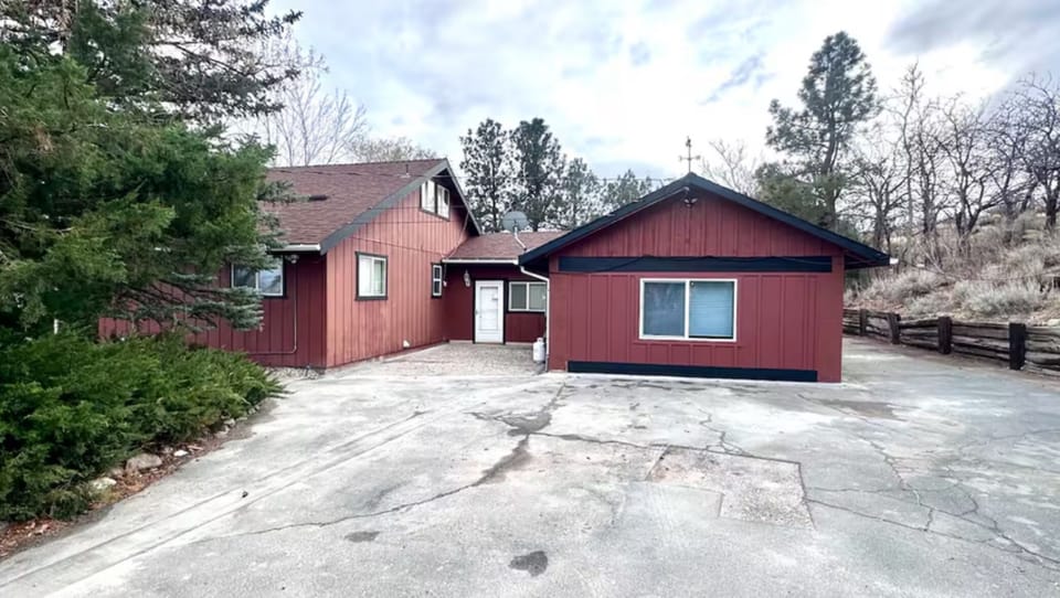 Driveway and parking area
