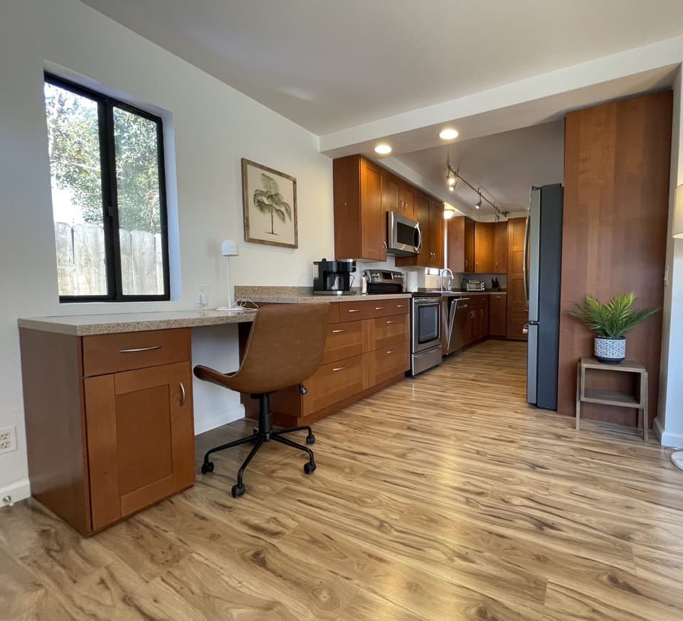 Desk area