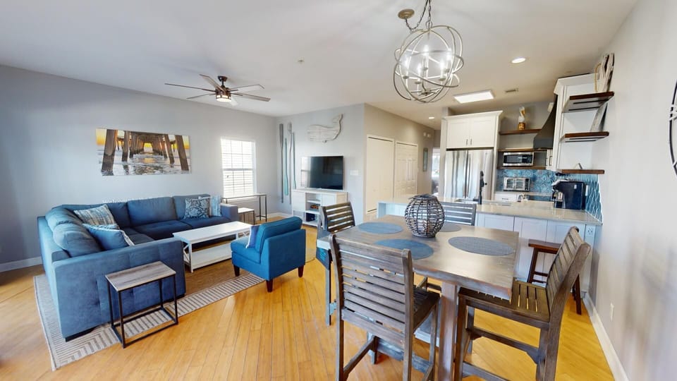 Open Living & Dining