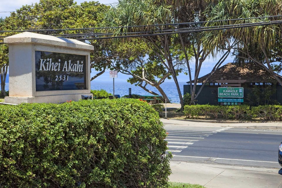 Directly across the street from Kamaole Beach Park II