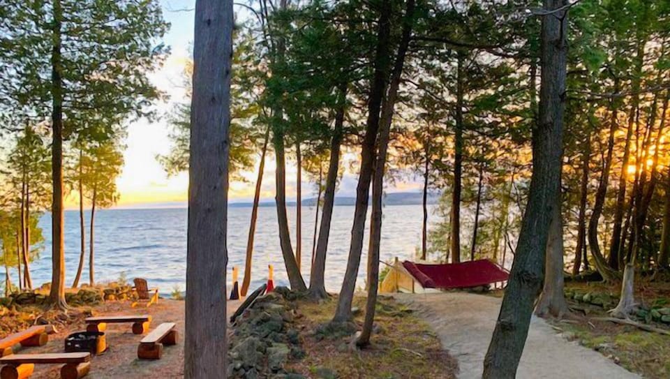 Lay in the hammock or make a fit and enjoy the views!!