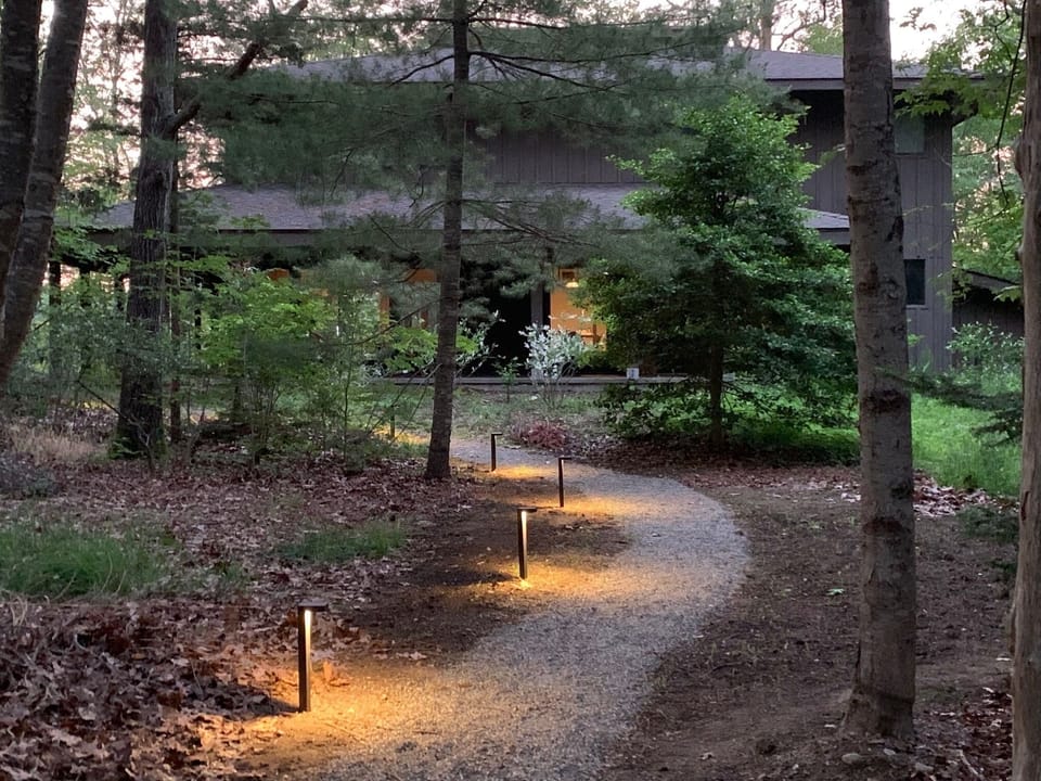 Path from parking to porch