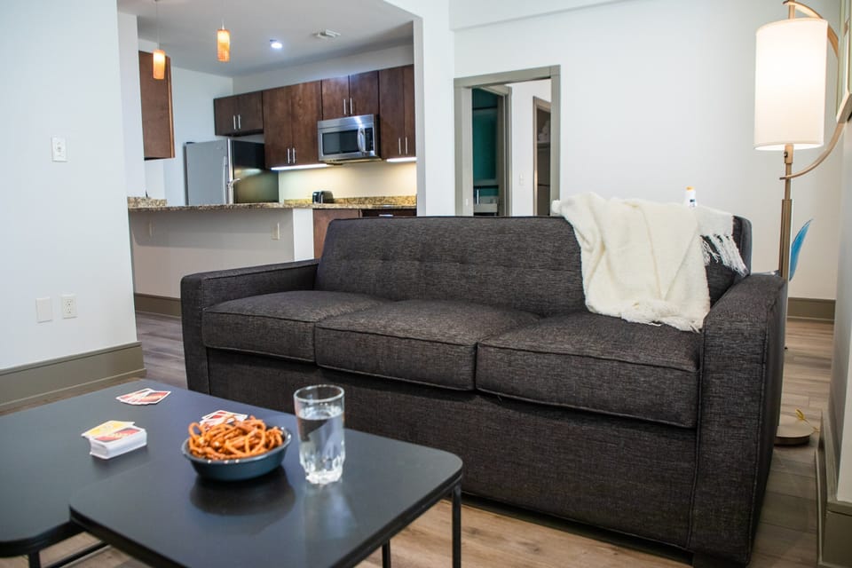 Find peace and relaxation with your close friends and family in this cozy living room.