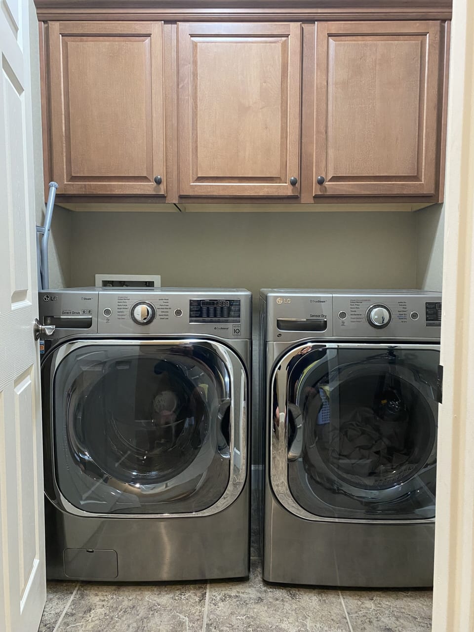 Laundry Room w/ Large Capacity Washer & Dryer