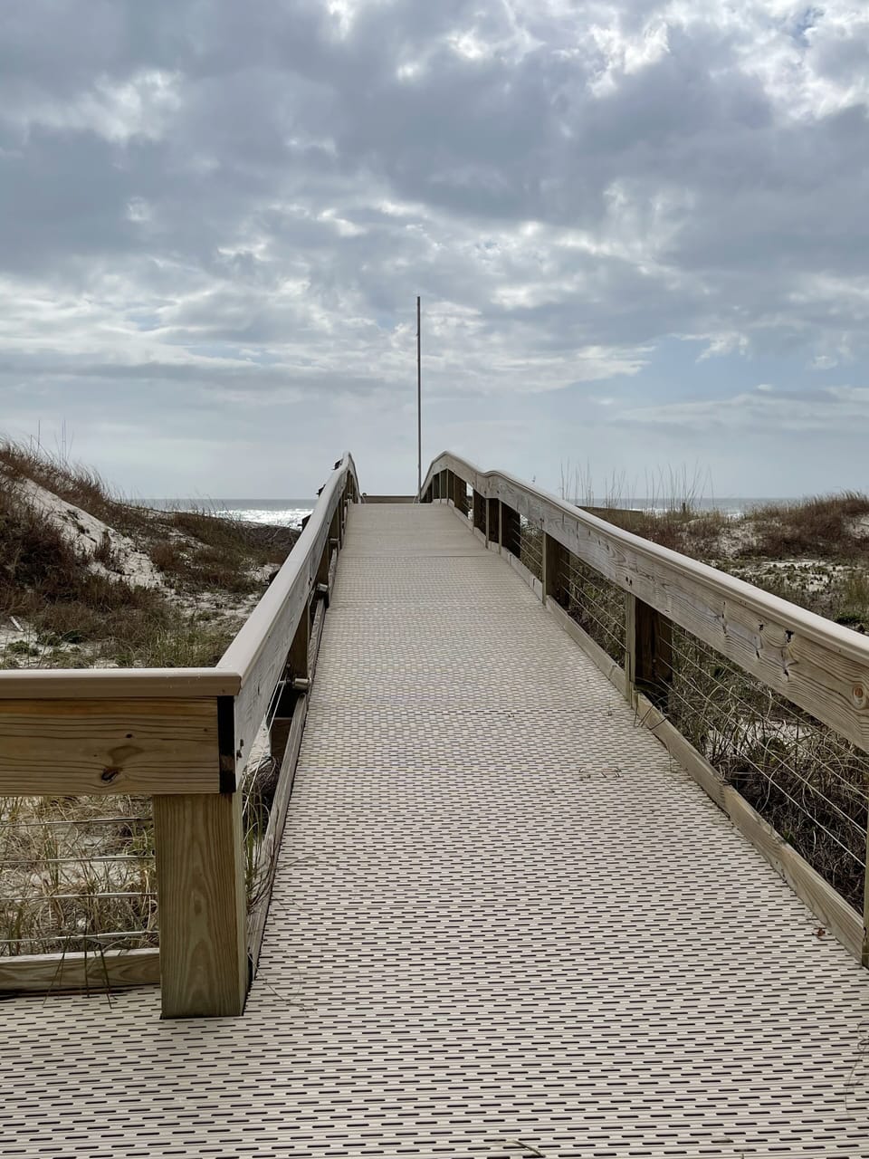 Boardwalk to the Beach with to wash your feet off