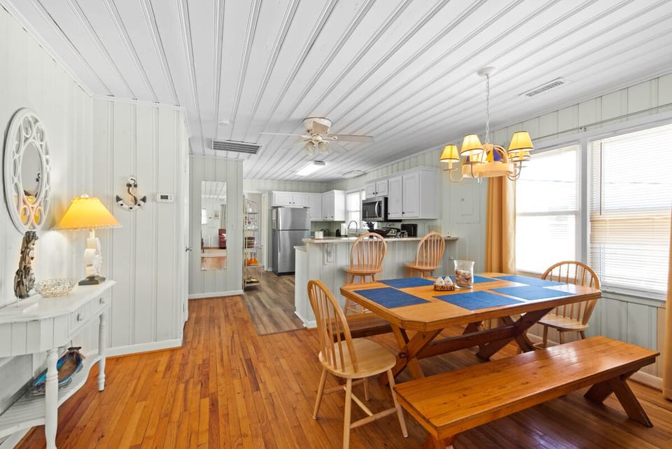 Gather around for a home cooked meal.