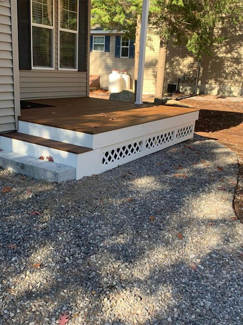 Front deck