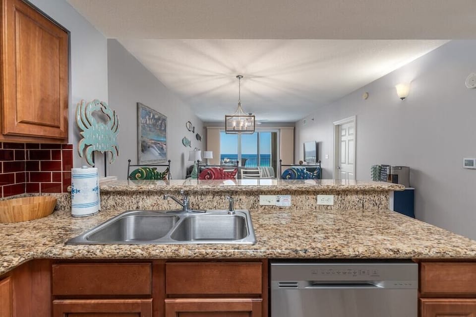 Gulf Views From Kitchen