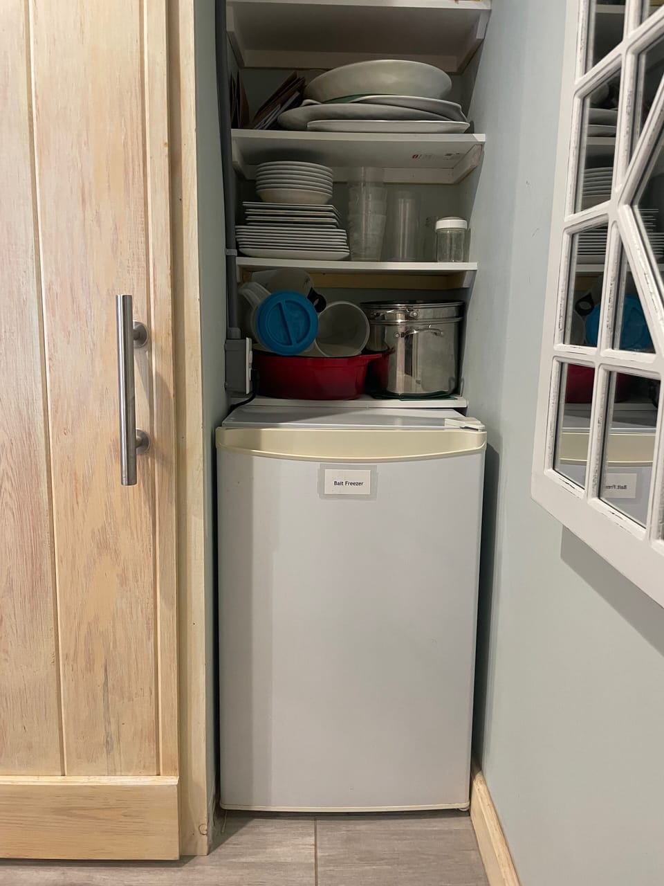 Dedicated bait freezer