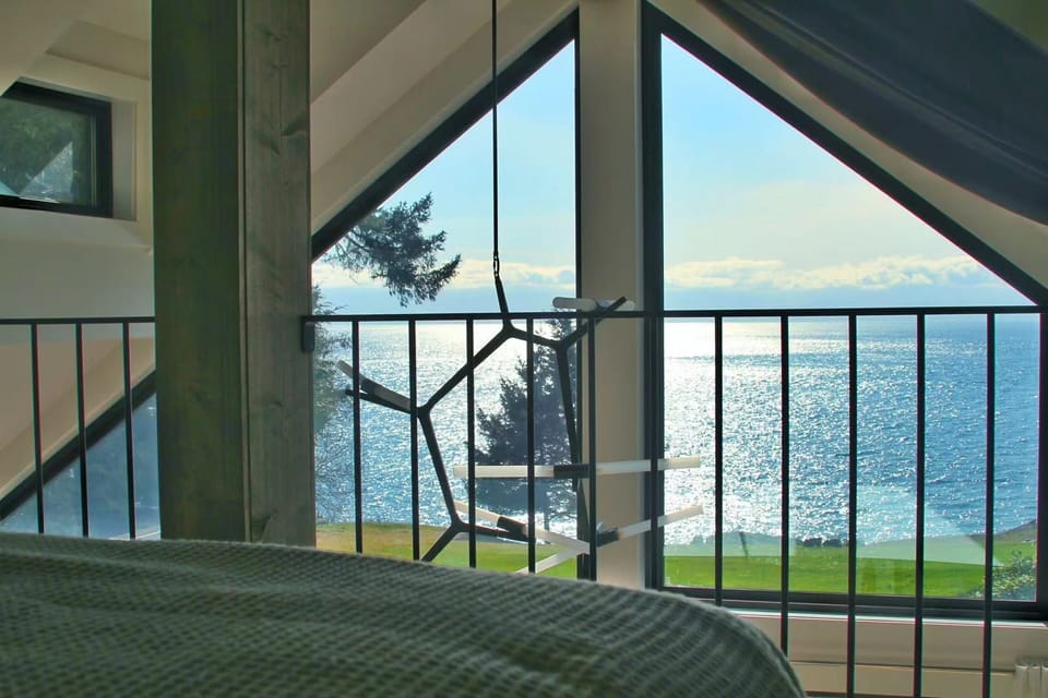 A view from the master bedroom.