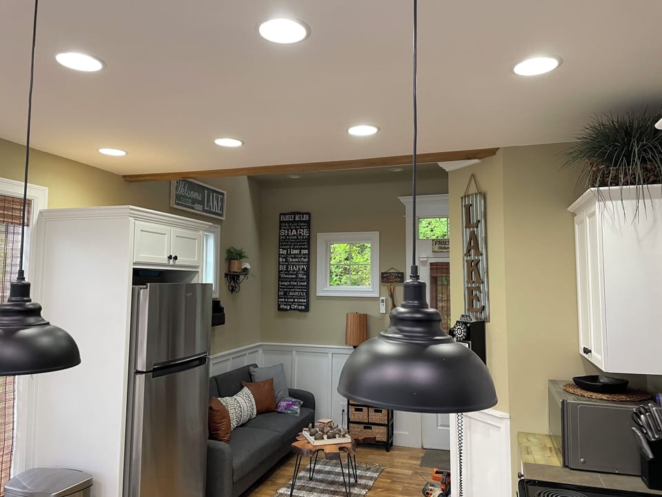 Living room with hide a bed